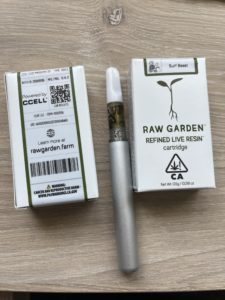 raw garden live resin vape