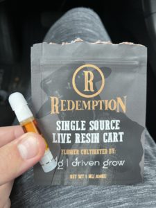 redemption cannabis live resin