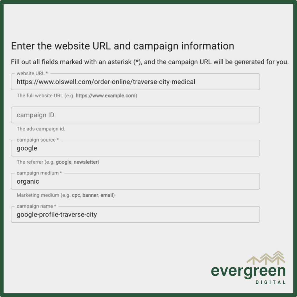 how add utm code tracking to google business profiles